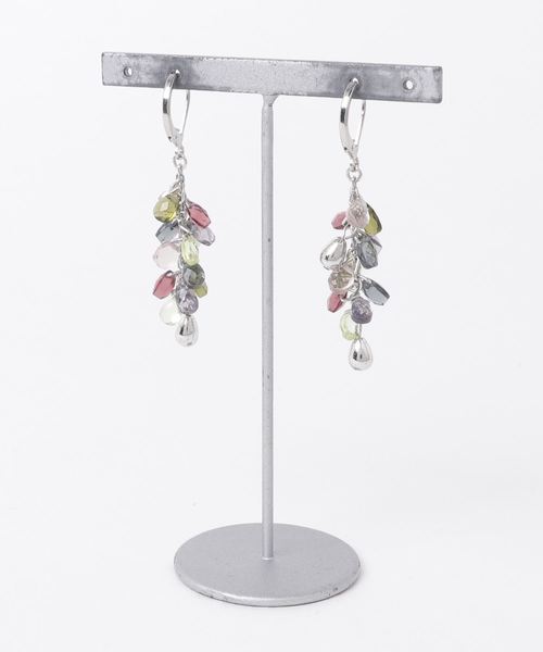 Tone トーン のファッション Rurururu 天然石のしずくピアス ピアス 両耳用