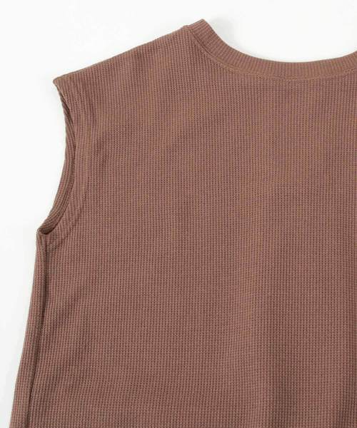 titivate（ティティベイト）の「ﾗｳﾝﾄﾞﾈｯｸﾜｯﾌﾙｶｯﾄｿｰﾜﾝﾋﾟｰｽ（ワンピース・レディース・ブラック/ネイビー/オフホワイト/ブラウン/カーキ/杢グレー・S/M/L）」の8枚目の写真