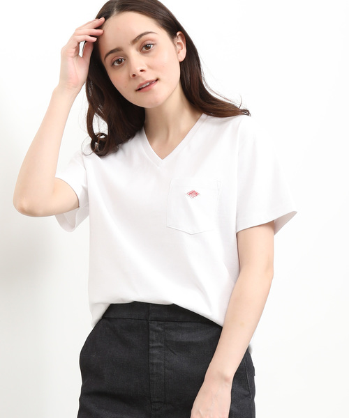 【DANTON】VネックTシャツ 【DANTON】VネックTシャツ