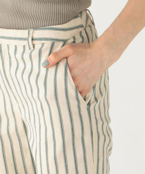 GALERIE VIE(ギャルリー ヴィー)の「リネンコットンストレッチ スリムパンツ(その他パンツ・レディース・ブラウン系その他/オレンジ/グリーン系その他/ベージュ系その他2/ブルー系その他/ブラウン・38/36/34/32/30)」の15枚目の写真