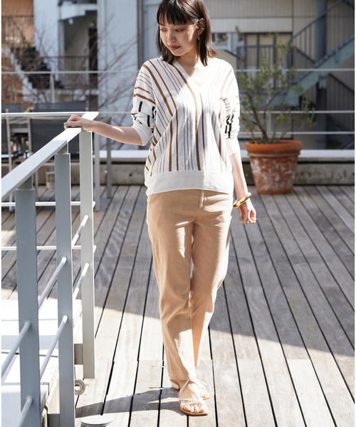 GALERIE VIE（ギャルリー ヴィー）の「リネンコットンストレッチ