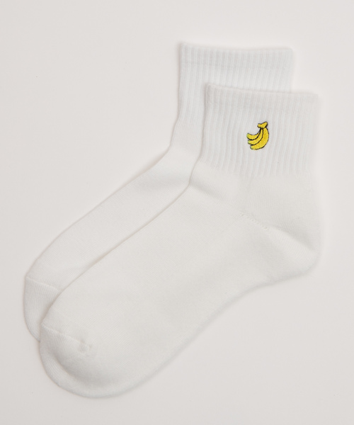 WEGO（ウィゴー）の「WEGO/アンクルパイルフルーツソックス（ソックス/靴下・レディース・その他1/その他2/その他3/その他4/その他5・FREE）」の3枚目の写真