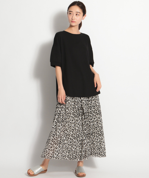 niko and...（ニコアンド）の「バックヘンリーハニカムプルオーバー（Tシャツ/カットソー・レディース・オレンジ/ラベンダー/オフホワイト/ブラウン/ブラック・MEDIUM/LARGE）」の7枚目の写真