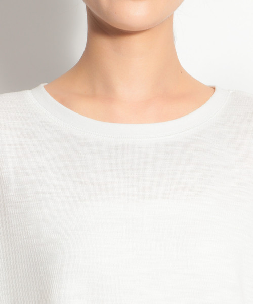 niko and...（ニコアンド）の「バックヘンリーハニカムプルオーバー（Tシャツ/カットソー・レディース・オレンジ/ラベンダー/オフホワイト/ブラウン/ブラック・MEDIUM/LARGE）」の14枚目の写真