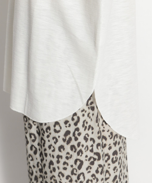 niko and...（ニコアンド）の「バックヘンリーハニカムプルオーバー（Tシャツ/カットソー・レディース・オレンジ/ラベンダー/オフホワイト/ブラウン/ブラック・MEDIUM/LARGE）」の16枚目の写真