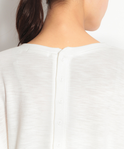 niko and...（ニコアンド）の「バックヘンリーハニカムプルオーバー（Tシャツ/カットソー・レディース・オレンジ/ラベンダー/オフホワイト/ブラウン/ブラック・MEDIUM/LARGE）」の17枚目の写真