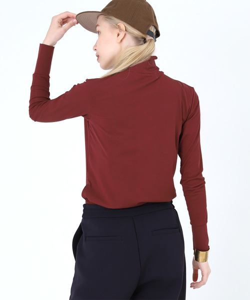 Audition(オーディション)の「M1212 FRESCA Turtle Pull-over(Tシャツ/カットソー・レディース・レッド/ブルー/ブラック・MEDIUM)」の15枚目の写真