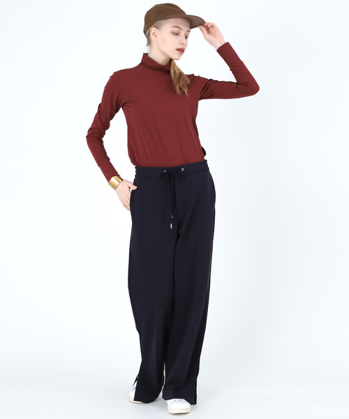 Audition(オーディション)の「M1212 FRESCA Turtle Pull-over(Tシャツ/カットソー・レディース・レッド/ブルー/ブラック・MEDIUM)」の17枚目の写真