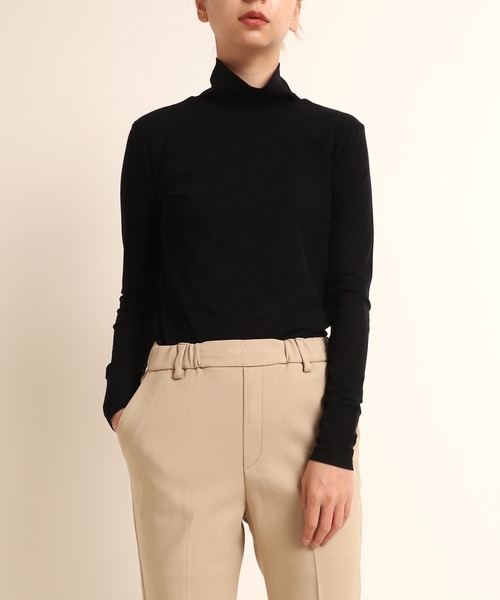 Audition(オーディション)の「M1212 FRESCA Turtle Pull-over(Tシャツ/カットソー・レディース・レッド/ブルー/ブラック・MEDIUM)」の9枚目の写真