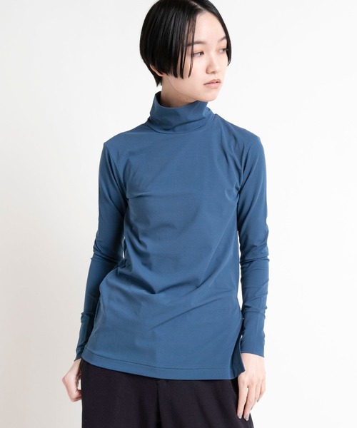 Audition(オーディション)の「M1212 FRESCA Turtle Pull-over(Tシャツ/カットソー・レディース・レッド/ブルー/ブラック・MEDIUM)」の11枚目の写真