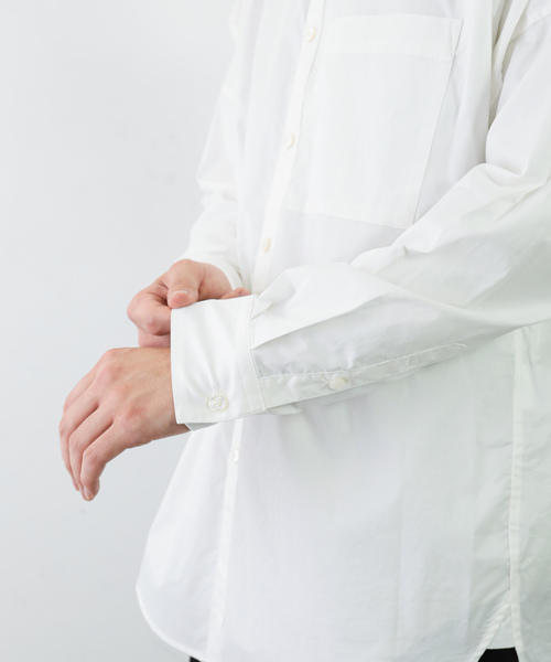 KAZUYUKI KUMAGAI ATTACHMENT（カズユキクマガイアタッチメント）の「コンパクトストレッチツイル ドルマンスリーブシャツL/S（シャツ/ブラウス・メンズ・ホワイト/ブラック/ライトブラウン/グリーン系その他・1/2/3）」の17枚目の写真