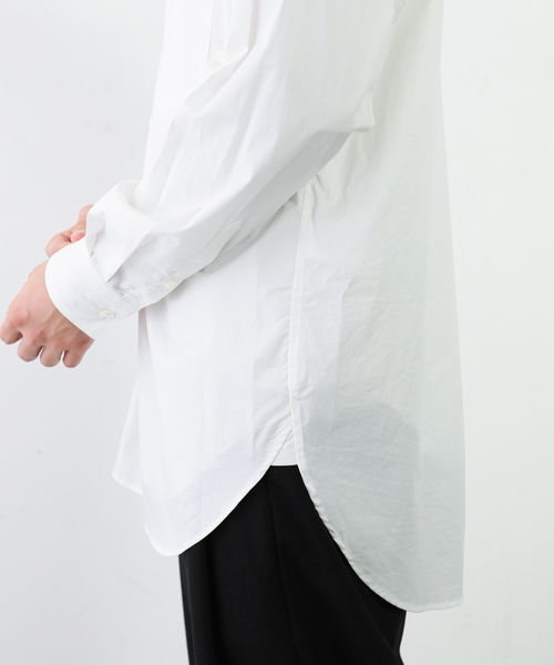 KAZUYUKI KUMAGAI ATTACHMENT（カズユキクマガイアタッチメント）の「コンパクトストレッチツイル ドルマンスリーブシャツL/S（シャツ/ブラウス・メンズ・ホワイト/ブラック/ライトブラウン/グリーン系その他・1/2/3）」の18枚目の写真