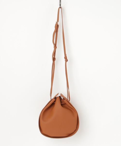 PARKS TOKYO SELECT（パークストウキョウセレクト）の「ﾗｳﾝﾄﾞｷﾝﾁｬｸBAG（ショルダーバッグ・レディース・ブラック/アイボリー/キャメル・FREE）」の11枚目の写真