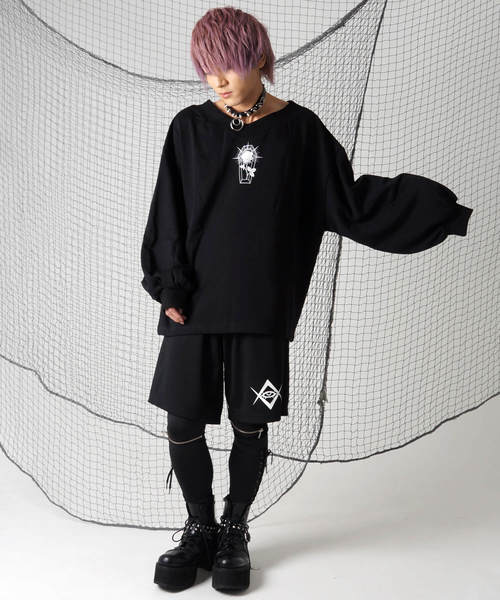 REFLEM バルーン袖オフショルトップス　ピンク REFLEM（レフレム）の「バルーン袖オフショルトップス（Tシャツ