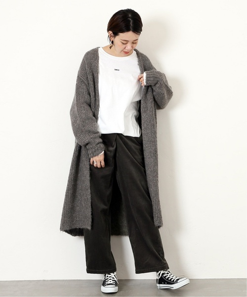 journal standard L'essage(ジャーナルスタンダードレサージュ)の「ワイドコールフロントタックパンツ(その他パンツ・レディース・チャコールグレー/ホワイト/ブルー・36/38)」の11枚目の写真