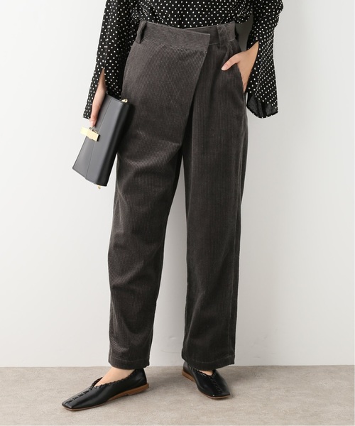 journal standard L'essage(ジャーナルスタンダードレサージュ)の「ワイドコールフロントタックパンツ(その他パンツ・レディース・チャコールグレー/ホワイト/ブルー・36/38)」の15枚目の写真