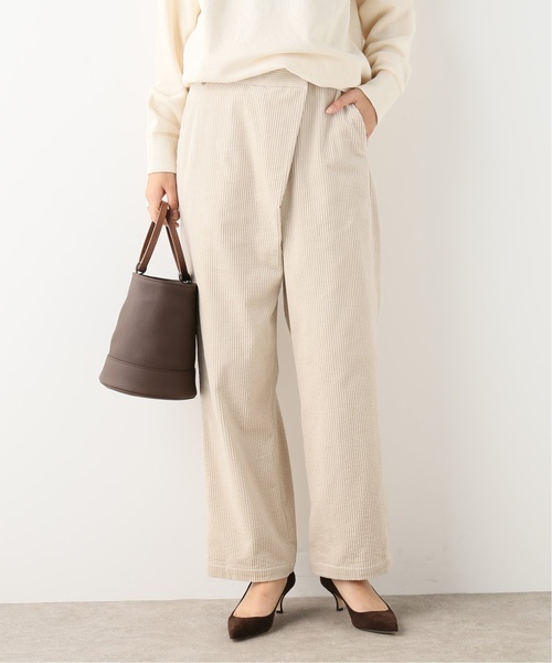 journal standard L'essage(ジャーナルスタンダードレサージュ)の「ワイドコールフロントタックパンツ(その他パンツ・レディース・チャコールグレー/ホワイト/ブルー・36/38)」の22枚目の写真