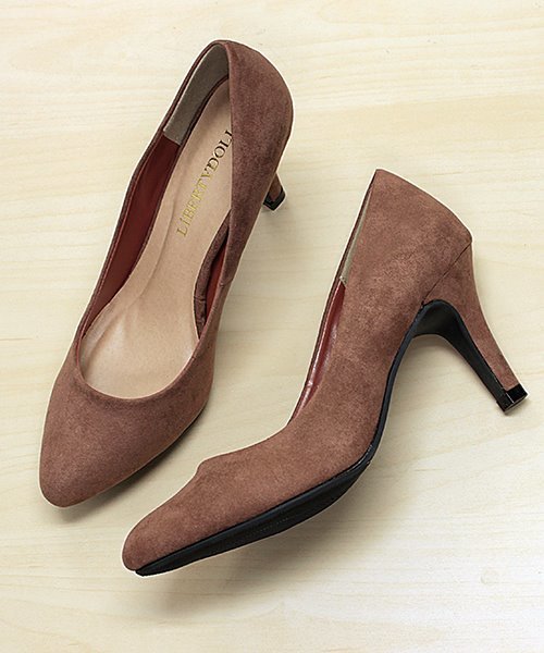 LibertyDoll（リバティードール）の「Liberty Doll / ポインテッドトゥ8cmピンヒール走れる美脚パンプス(5314)（パンプス・レディース・その他1/アイボリー/モスグリーン/レッド/シルバー/ゴールド/ブラック/ホワイト/ベージュ/ダークブラウン/ネイビー/ブラウン/グレー/ベージュ系その他/ブラウン系その他/キャメル/シルバー系その他/レオパード/ゴールド系その他/ワイン/パイソン/ホワイト系その他2/ブラック系その他3/ブラック系その他4/ブラック系その他5/ブラック系その他6/ブラウン系その他2/ベージュ系その他2/マスタード/ブルー系その他/ブラック系その他/ホワイト系その他/ブラック系その他2/グレー系その他/ピンク/オレンジ/ロイヤルブルー/ライトブルー/グリーン系その他/ブルー系その他2/ピンクベージュ/ピンク系その他/イエロー系その他/ホワイト系その他3/パープル/グレイッシュベージュ/チェック/ライトグリーン/サックスブルー/その他/ベージュ系その他3/その他2/ピンクゴールド/ブラック系その他7/ゴールド系その他2/シルバー系その他2/ゼブラ・SS/S/L/XL/XS/XXL/LL/M）」の17枚目の写真