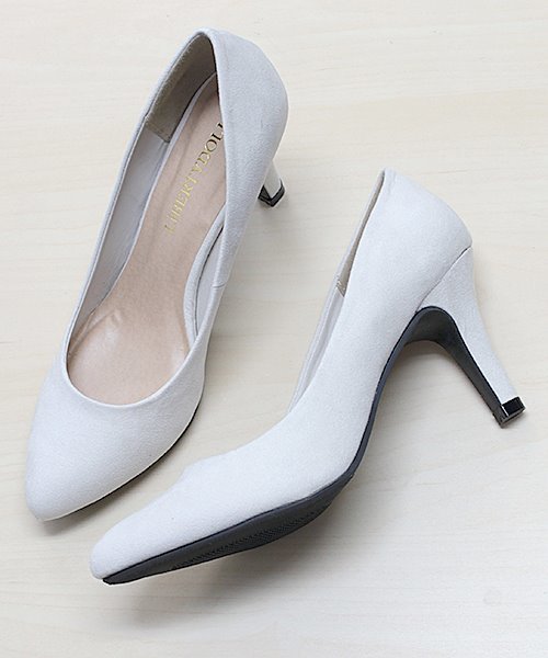 LibertyDoll（リバティードール）の「Liberty Doll / ポインテッドトゥ8cmピンヒール走れる美脚パンプス(5314)（パンプス・レディース・その他1/アイボリー/モスグリーン/レッド/シルバー/ゴールド/ブラック/ホワイト/ベージュ/ダークブラウン/ネイビー/ブラウン/グレー/ベージュ系その他/ブラウン系その他/キャメル/シルバー系その他/レオパード/ゴールド系その他/ワイン/パイソン/ホワイト系その他2/ブラック系その他3/ブラック系その他4/ブラック系その他5/ブラック系その他6/ブラウン系その他2/ベージュ系その他2/マスタード/ブルー系その他/ブラック系その他/ホワイト系その他/ブラック系その他2/グレー系その他/ピンク/オレンジ/ロイヤルブルー/ライトブルー/グリーン系その他/ブルー系その他2/ピンクベージュ/ピンク系その他/イエロー系その他/ホワイト系その他3/パープル/グレイッシュベージュ/チェック/ライトグリーン/サックスブルー/その他/ベージュ系その他3/その他2/ピンクゴールド/ブラック系その他7/ゴールド系その他2/シルバー系その他2/ゼブラ・SS/S/L/XL/XS/XXL/LL/M）」の3枚目の写真