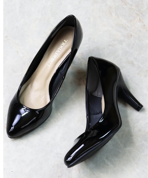 LibertyDoll（リバティードール）の「Liberty Doll / ポインテッドトゥ8cmピンヒール走れる美脚パンプス(5314)（パンプス・レディース・その他1/アイボリー/モスグリーン/レッド/シルバー/ゴールド/ブラック/ホワイト/ベージュ/ダークブラウン/ネイビー/ブラウン/グレー/ベージュ系その他/ブラウン系その他/キャメル/シルバー系その他/レオパード/ゴールド系その他/ワイン/パイソン/ホワイト系その他2/ブラック系その他3/ブラック系その他4/ブラック系その他5/ブラック系その他6/ブラウン系その他2/ベージュ系その他2/マスタード/ブルー系その他/ブラック系その他/ホワイト系その他/ブラック系その他2/グレー系その他/ピンク/オレンジ/ロイヤルブルー/ライトブルー/グリーン系その他/ブルー系その他2/ピンクベージュ/ピンク系その他/イエロー系その他/ホワイト系その他3/パープル/グレイッシュベージュ/チェック/ライトグリーン/サックスブルー/その他/ベージュ系その他3/その他2/ピンクゴールド/ブラック系その他7/ゴールド系その他2/シルバー系その他2/ゼブラ・SS/S/L/XL/XS/XXL/LL/M）」の11枚目の写真