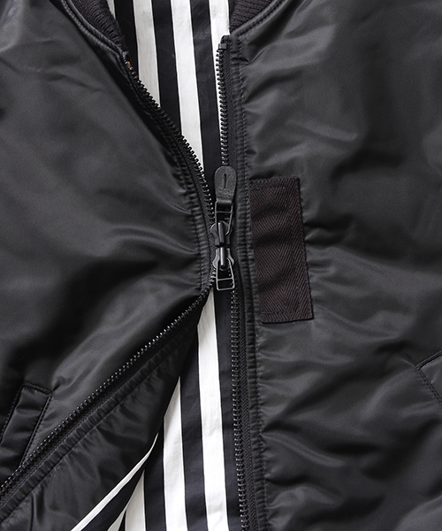 BEAMS（ビームス）の「◎BEAMS / BIGシルエット MA-1ジャケット（ミリタリージャケット・メンズ・ブラック/オリーブ・MEDIUM/LARGE/SMALL）」の10枚目の写真