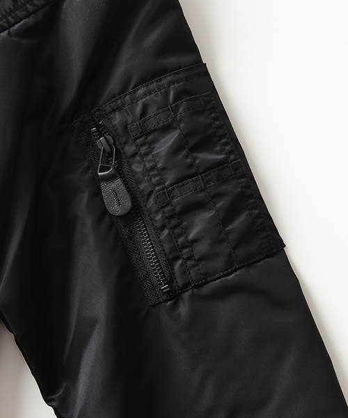 BEAMS（ビームス）の「◎BEAMS / BIGシルエット MA-1ジャケット（ミリタリージャケット・メンズ・ブラック/オリーブ・MEDIUM/LARGE/SMALL）」の12枚目の写真