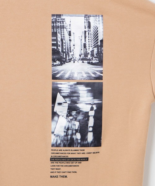 WEGO（ウィゴー）の「WEGO/ガールフォトビッグシルエットプルオーバー（スウェット・メンズ・ホワイト/ブラック/ベージュ/ライトパープル・MEDIUM/LARGE）」の21枚目の写真