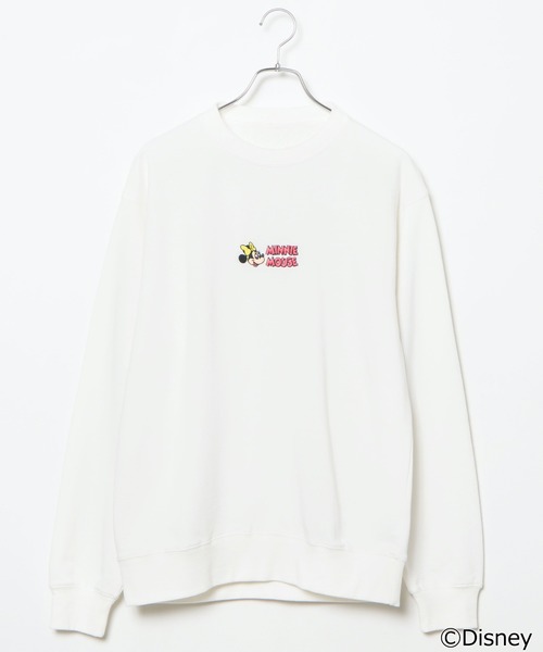Disney（ディズニー）の「∴WEGO/ディズニー別注裏毛プルオーバー（スウェット・メンズ・ピンク/ホワイト系その他/ホワイト/その他1/その他2/パープル/オフホワイト/ブラック/アイボリー/グリーン系その他・MEDIUM/LARGE）」の4枚目の写真