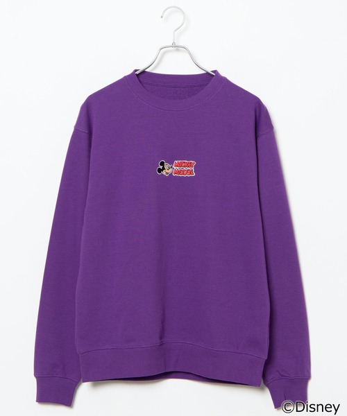 Disney（ディズニー）の「∴WEGO/ディズニー別注裏毛プルオーバー（スウェット・メンズ・ピンク/ホワイト系その他/ホワイト/その他1/その他2/パープル/オフホワイト/ブラック/アイボリー/グリーン系その他・MEDIUM/LARGE）」の7枚目の写真
