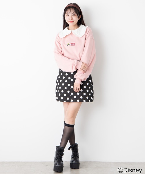 Disney（ディズニー）の「∴WEGO/ディズニー別注裏毛プルオーバー（スウェット・メンズ・ピンク/ホワイト系その他/ホワイト/その他1/その他2/パープル/オフホワイト/ブラック/アイボリー/グリーン系その他・MEDIUM/LARGE）」の12枚目の写真