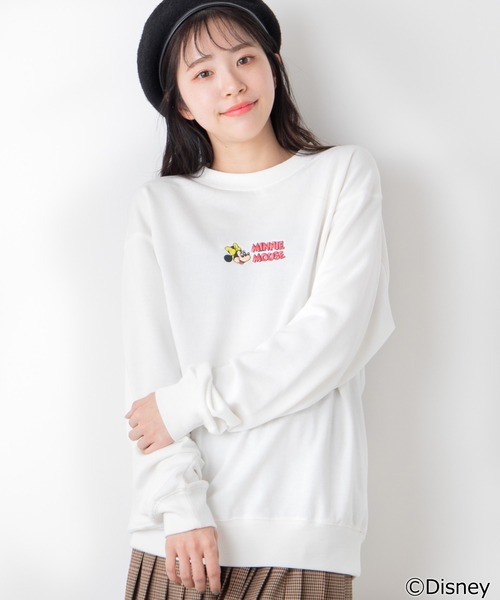 Disney（ディズニー）の「∴WEGO/ディズニー別注裏毛プルオーバー（スウェット・メンズ・ピンク/ホワイト系その他/ホワイト/その他1/その他2/パープル/オフホワイト/ブラック/アイボリー/グリーン系その他・MEDIUM/LARGE）」の11枚目の写真