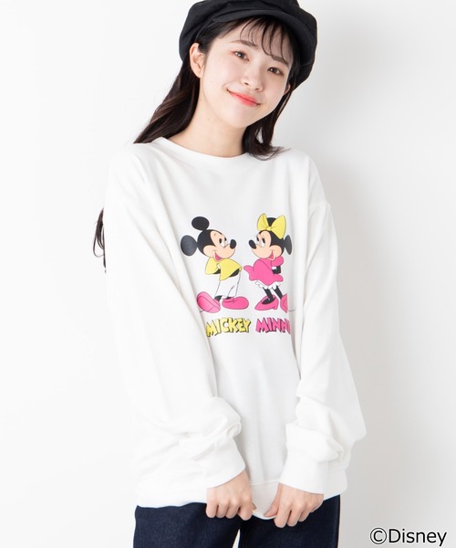 Disney（ディズニー）の「∴WEGO/ディズニー別注裏毛プルオーバー（スウェット・メンズ・ピンク/ホワイト系その他/ホワイト/その他1/その他2/パープル/オフホワイト/ブラック/アイボリー/グリーン系その他・MEDIUM/LARGE）」の22枚目の写真