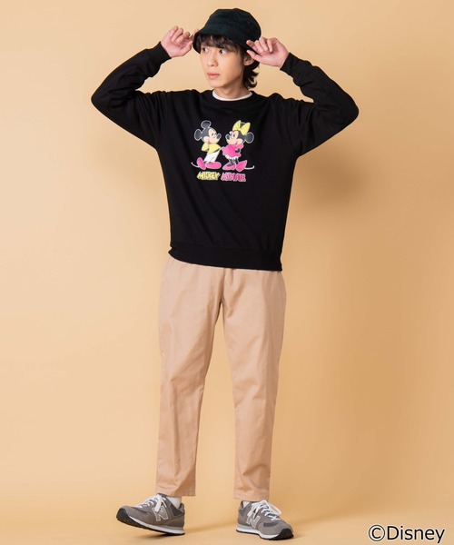 Disney（ディズニー）の「∴WEGO/ディズニー別注裏毛プルオーバー（スウェット・メンズ・ピンク/ホワイト系その他/ホワイト/その他1/その他2/パープル/オフホワイト/ブラック/アイボリー/グリーン系その他・MEDIUM/LARGE）」の13枚目の写真