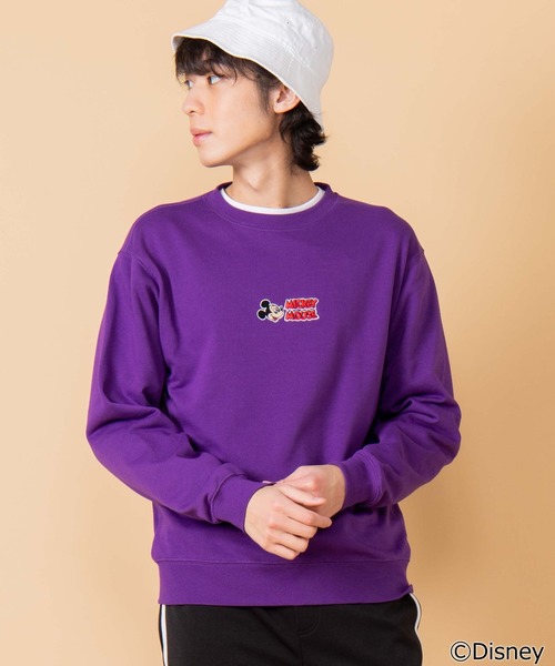 Disney（ディズニー）の「∴WEGO/ディズニー別注裏毛プルオーバー（スウェット・メンズ・ピンク/ホワイト系その他/ホワイト/その他1/その他2/パープル/オフホワイト/ブラック/アイボリー/グリーン系その他・MEDIUM/LARGE）」の16枚目の写真