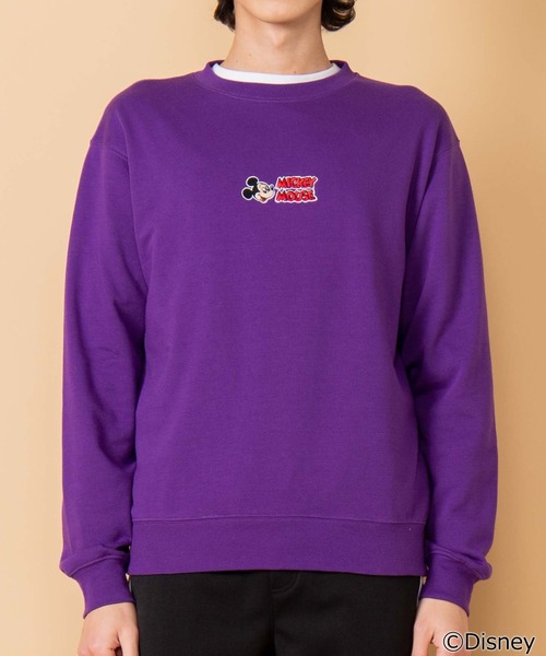 Disney（ディズニー）の「∴WEGO/ディズニー別注裏毛プルオーバー（スウェット・メンズ・ピンク/ホワイト系その他/ホワイト/その他1/その他2/パープル/オフホワイト/ブラック/アイボリー/グリーン系その他・MEDIUM/LARGE）」の15枚目の写真