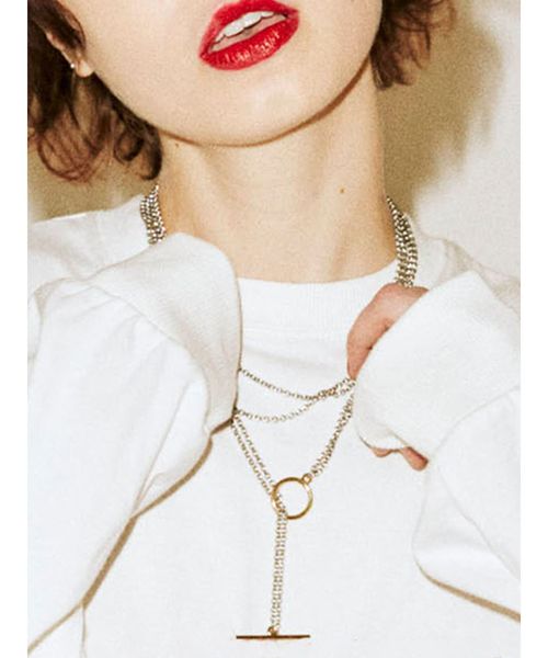 jouetie（ジュエティ）の「ロングチェーンネックレス（ネックレス・レディース・ゴールド/シルバー・FREE）」の2枚目の写真