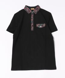Gabicci（ガビッチ）の「Gabicci ガビッチ レトロ ペイズリーポロシャツ（ポロシャツ）」