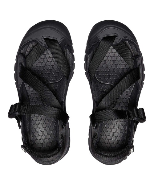 KEEN（キーン）の「KEEN/キーン ゼラポート ZERRAPORT II スニーカー サンダル アウトドア キャンプ 1022500（サンダル・メンズ・ブラック×ブラック・24.0cm/23.0cm/25.0cm/24.5cm/23.5cm）」の4枚目の写真