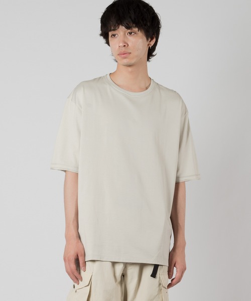 Wizzard（ウィザード）の「Wizzard ウィザード / BASIC PLAIN T-SHIRT ベーシックプレーンTシャツ / WBSCS-CS010（Tシャツ/カットソー・メンズ・ホワイト/ブラック/ベージュ/ネイビー/ブルー/ライトベージュ/チャコール/ミント/レッド/マスタード/グリーン/ライム/ロイヤルブルー/ターコイズブルー/ライトイエロー/ピンク系その他/イエロー×グリーン/ヘザーグレー/ダークグリーン/ブルー系その他/ラベンダー/グレイッシュベージュ/ライトグレー・1/2/3）」の4枚目の写真