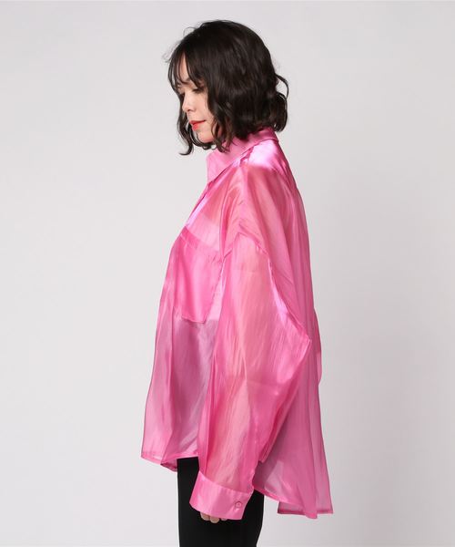 WC（ダブル シー）の「WC/オーロラシアーシャツ（シャツ/ブラウス