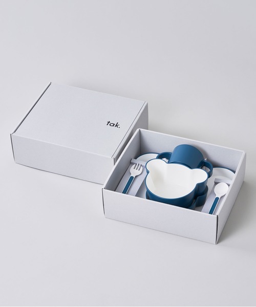 KIDS DISH ギフトボックス ベア カトラリー グレー ネイビー オレンジ イエロー JTN-1011(食器)|I.D.E.A international(イデアインターナショナル) KIDS DISH ギフトボックス ベア カトラリー グレー ネイビー オレンジ イエロー JTN-1011(食器)|I.D.E.A international(イデアインターナショナル)