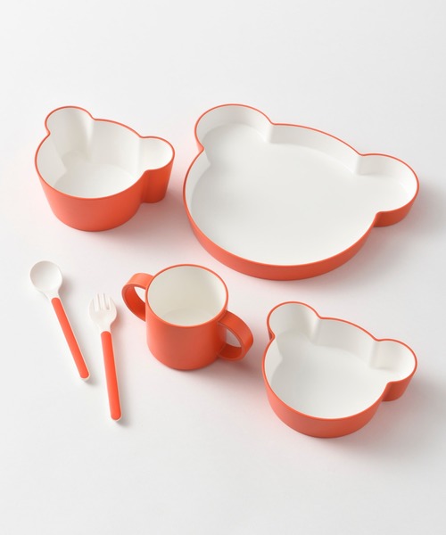 KIDS DISH ギフトボックス ベア カトラリー グレー ネイビー オレンジ イエロー JTN-1011(食器)|I.D.E.A international(イデアインターナショナル) KIDS DISH ギフトボックス ベア カトラリー グレー ネイビー オレンジ イエロー JTN-1011(食器)|I.D.E.A international(イデアインターナショナル)