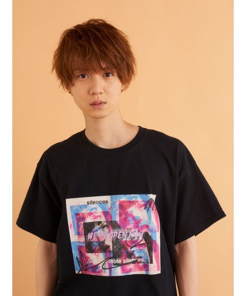 Now me. by NYLON JAPAN（ナウミーバイナイロンジャパン）の「cold turkey Tシャツ（Tシャツ/カットソー・レディース・ホワイト/ブラック・MEDIUM/LARGE）」の6枚目の写真