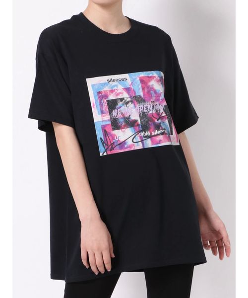 Now me. by NYLON JAPAN（ナウミーバイナイロンジャパン）の「cold turkey Tシャツ（Tシャツ/カットソー・レディース・ホワイト/ブラック・MEDIUM/LARGE）」の13枚目の写真