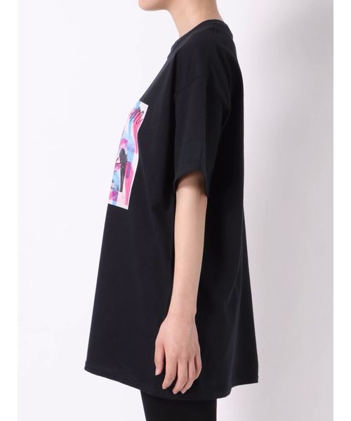 Now me. by NYLON JAPAN（ナウミーバイナイロンジャパン）の「cold turkey Tシャツ（Tシャツ/カットソー・レディース・ホワイト/ブラック・MEDIUM/LARGE）」の15枚目の写真