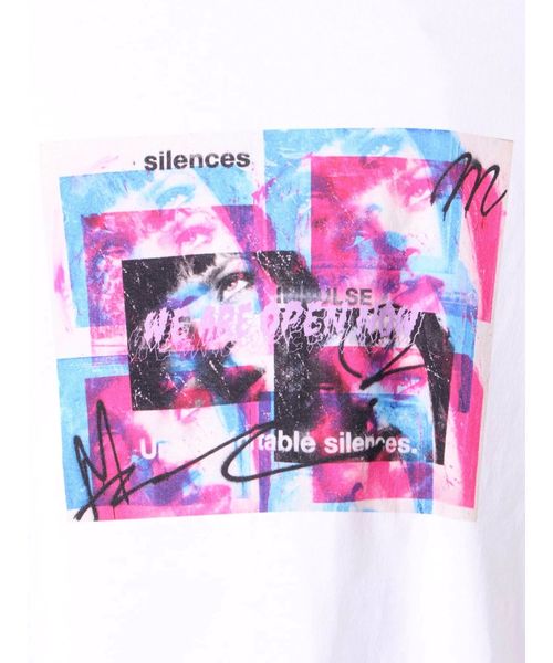 Now me. by NYLON JAPAN（ナウミーバイナイロンジャパン）の「cold turkey Tシャツ（Tシャツ/カットソー・レディース・ホワイト/ブラック・MEDIUM/LARGE）」の20枚目の写真