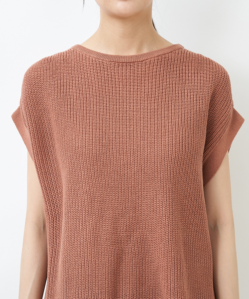 collex（コレックス）の「ギマ加工ニットプルオーバー（ニット/セーター・レディース・ブラウン/オレンジ・フリー）」の18枚目の写真