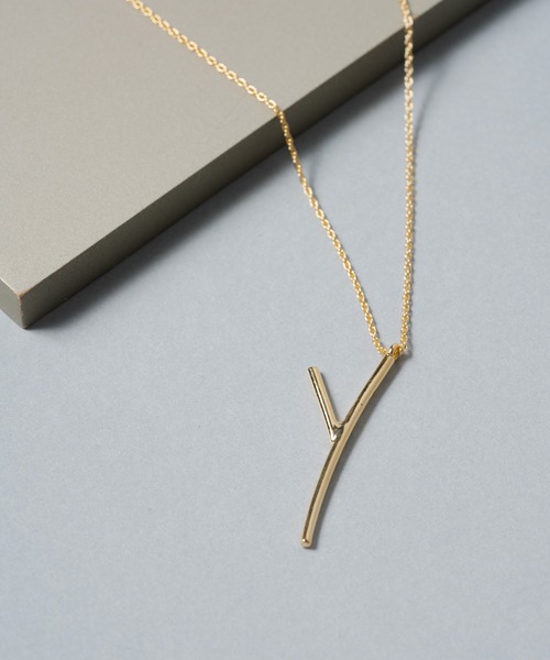 SALON（サロン）の「【 SALON / サロン 】 オリジナル手書き風イニシャルロングネックレス ★（ネックレス・レディース・A/C/E/H/K/N/R/S/T/Y/M・FREE）」の11枚目の写真