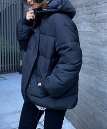 PAGEBOY | 【蓄熱効果】Ecoエアコンダウンフードブルゾン(ブルゾン)