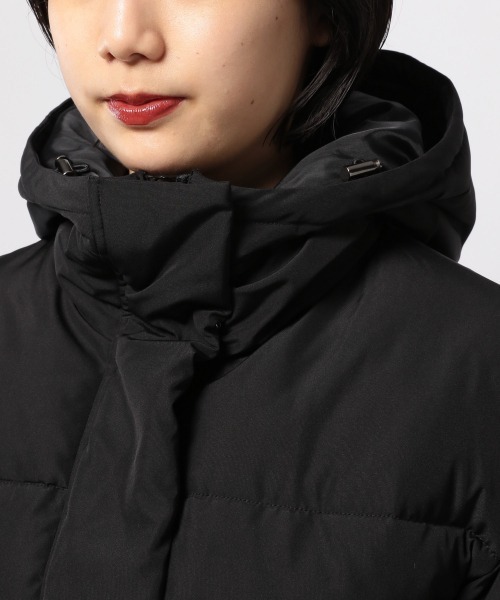 PAGEBOY（ページボーイ）の「【蓄熱効果】Ecoエアコンダウンフードブルゾン（ブルゾン・レディース・ブラック/ダークブラウン/オフホワイト/グレイッシュベージュ・SMALL/MEDIUM）」の18枚目の写真